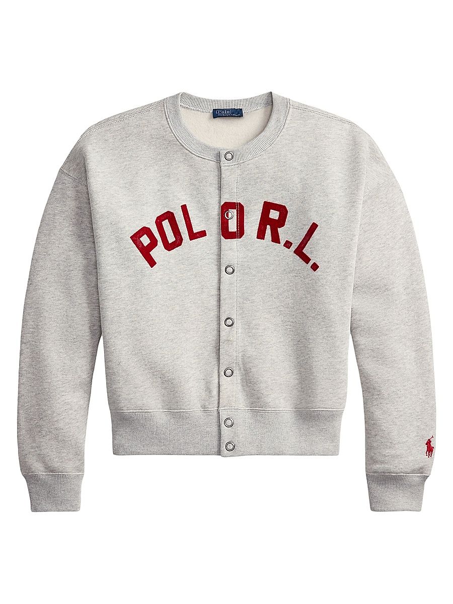 Women's Polo FLC Cardigan - Light Smoke Heather - Size XS