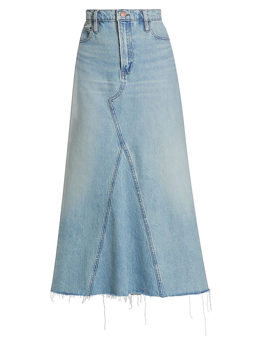Women's Dorothy Denim Maxi Skirt - August - Size 28