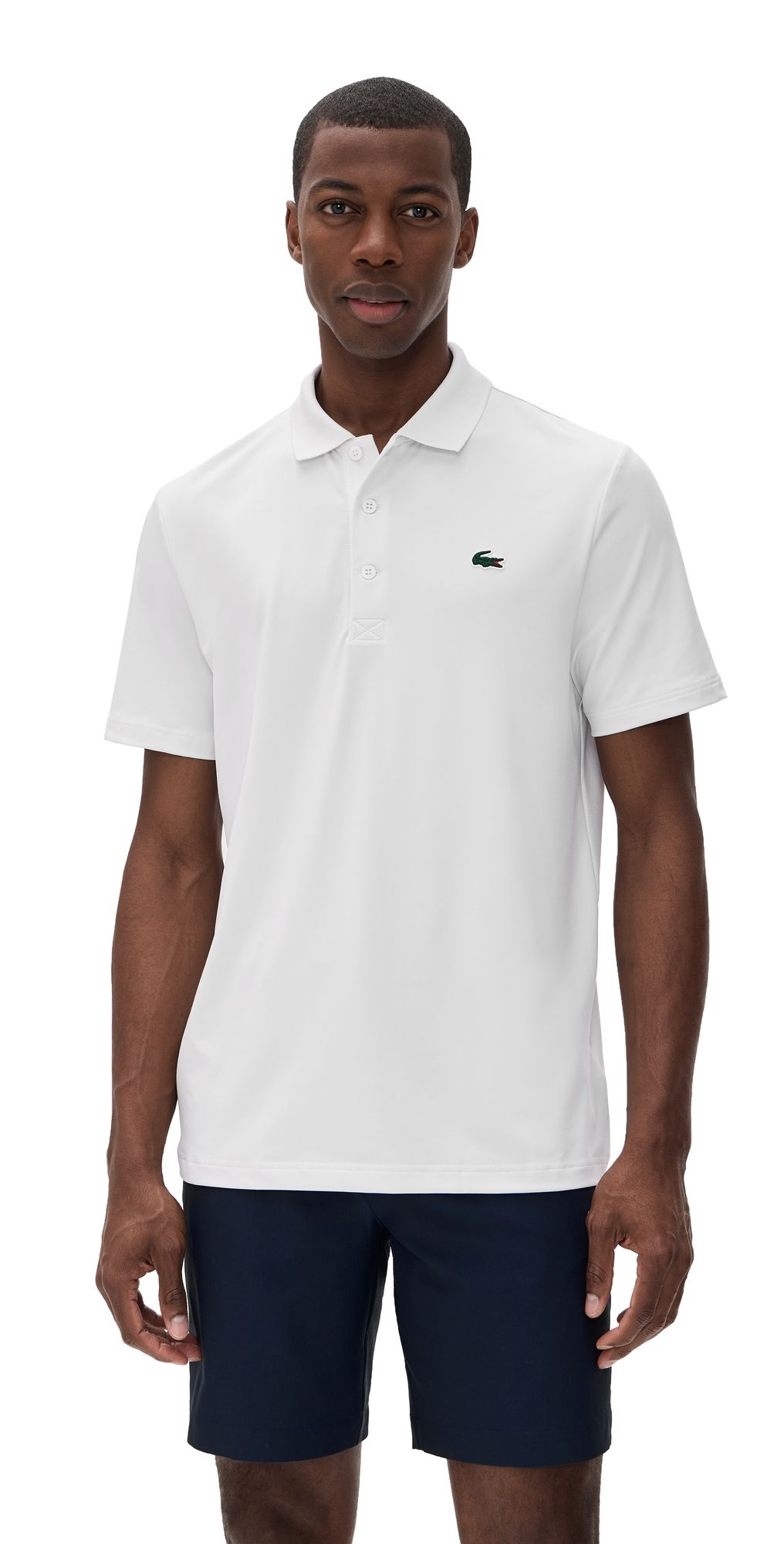 Lacoste Golf Sport Performance Polo Shirt White S