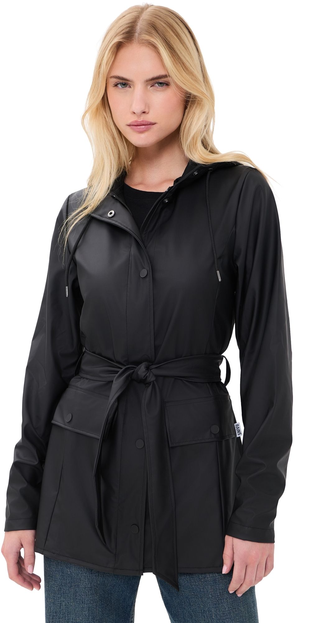 Rains Curve W3 Jacket Black XS