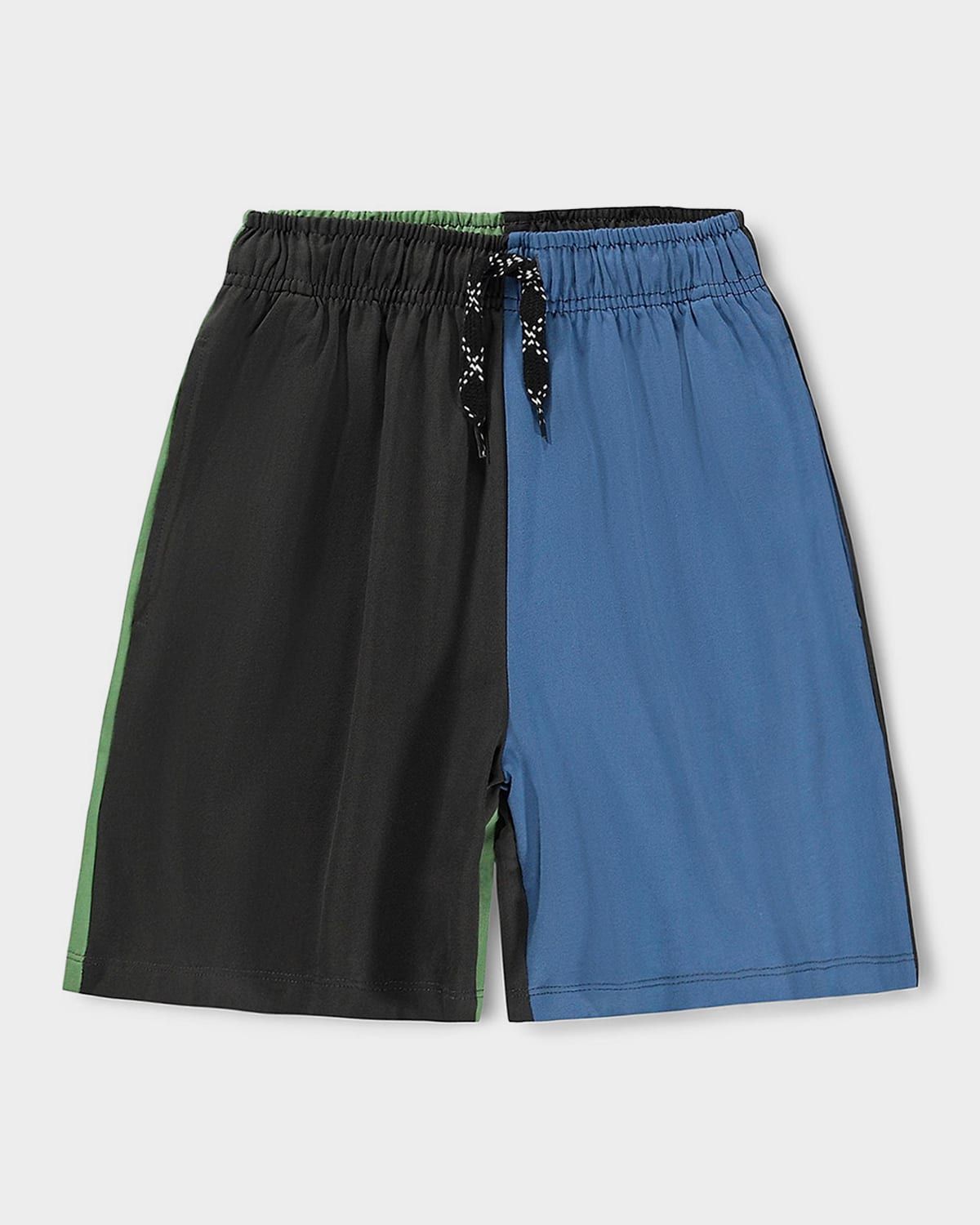 Boy & apos;s Adiano Color-Blocked Cotton Shorts, Size 2-7