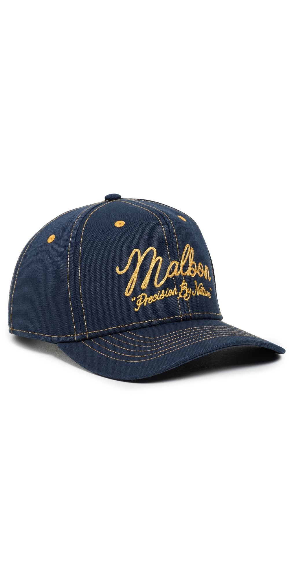 Malbon Precision Snapback Cap Dusty Navy One Size
