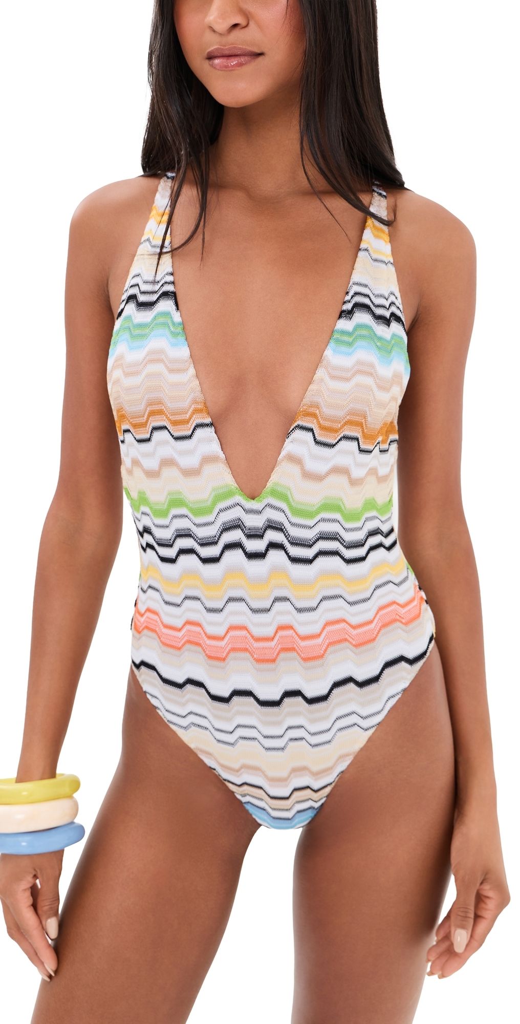 Missoni One-Piece Swim Suit SMSNP-Multi 44