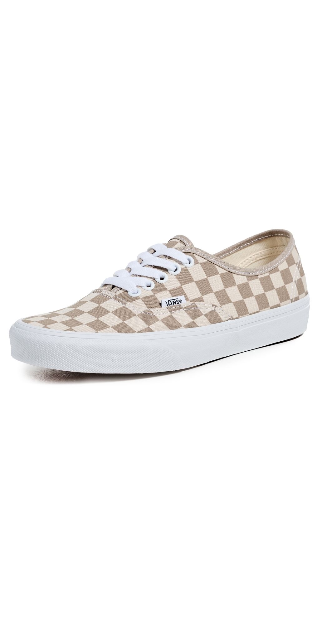 Vans Authentic Sneakers Checkerboard Aluminum/Oatmeal M 3.5/ W 5