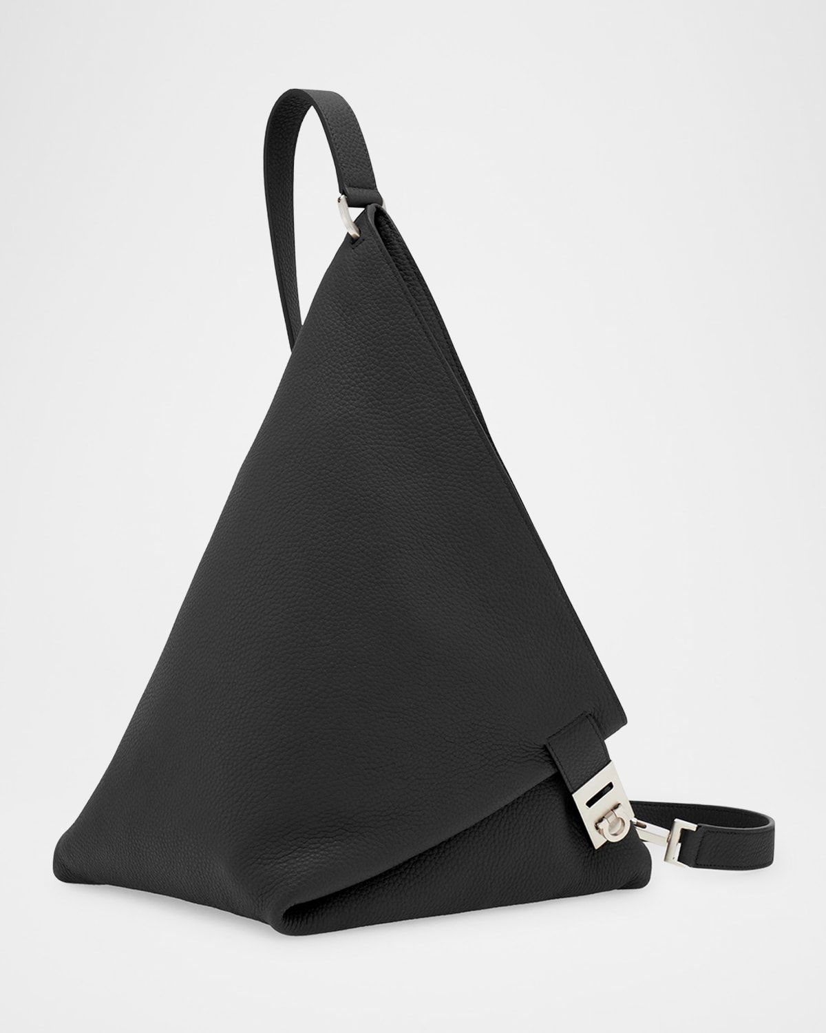 Men & apos;s Twins Leather Triangle Shoulder Bag