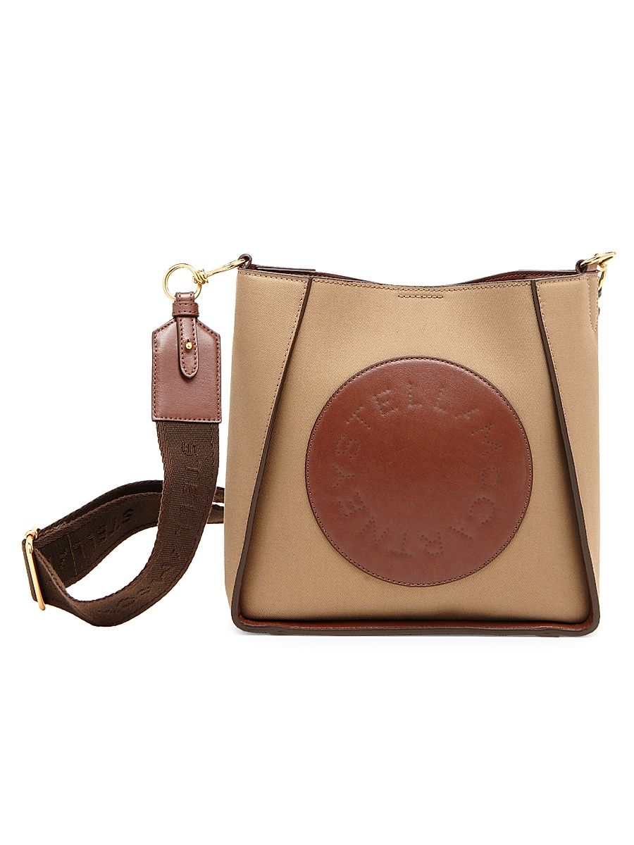 Women's Logo Cotton Canvas Crossbody Bag - Truffle