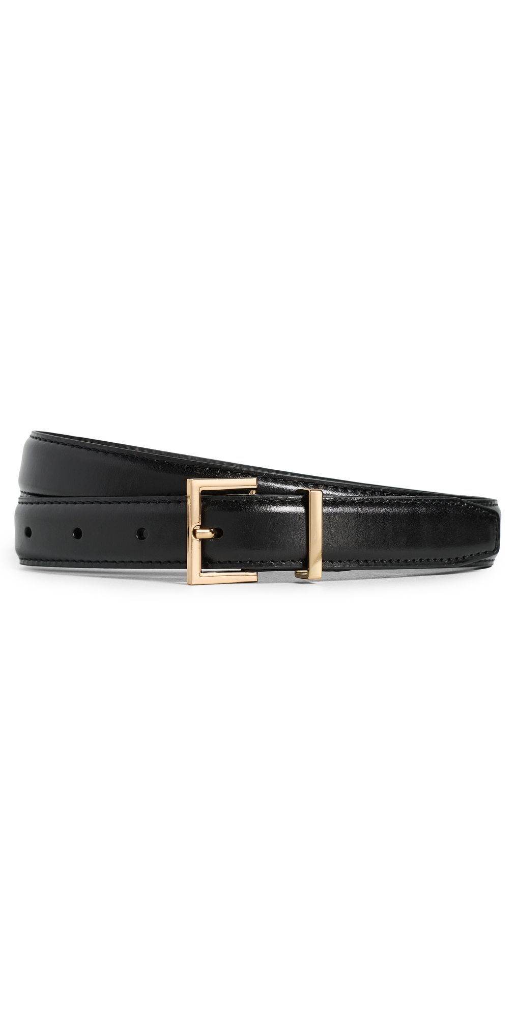 FRAME The Square Buckle Belt Black XS