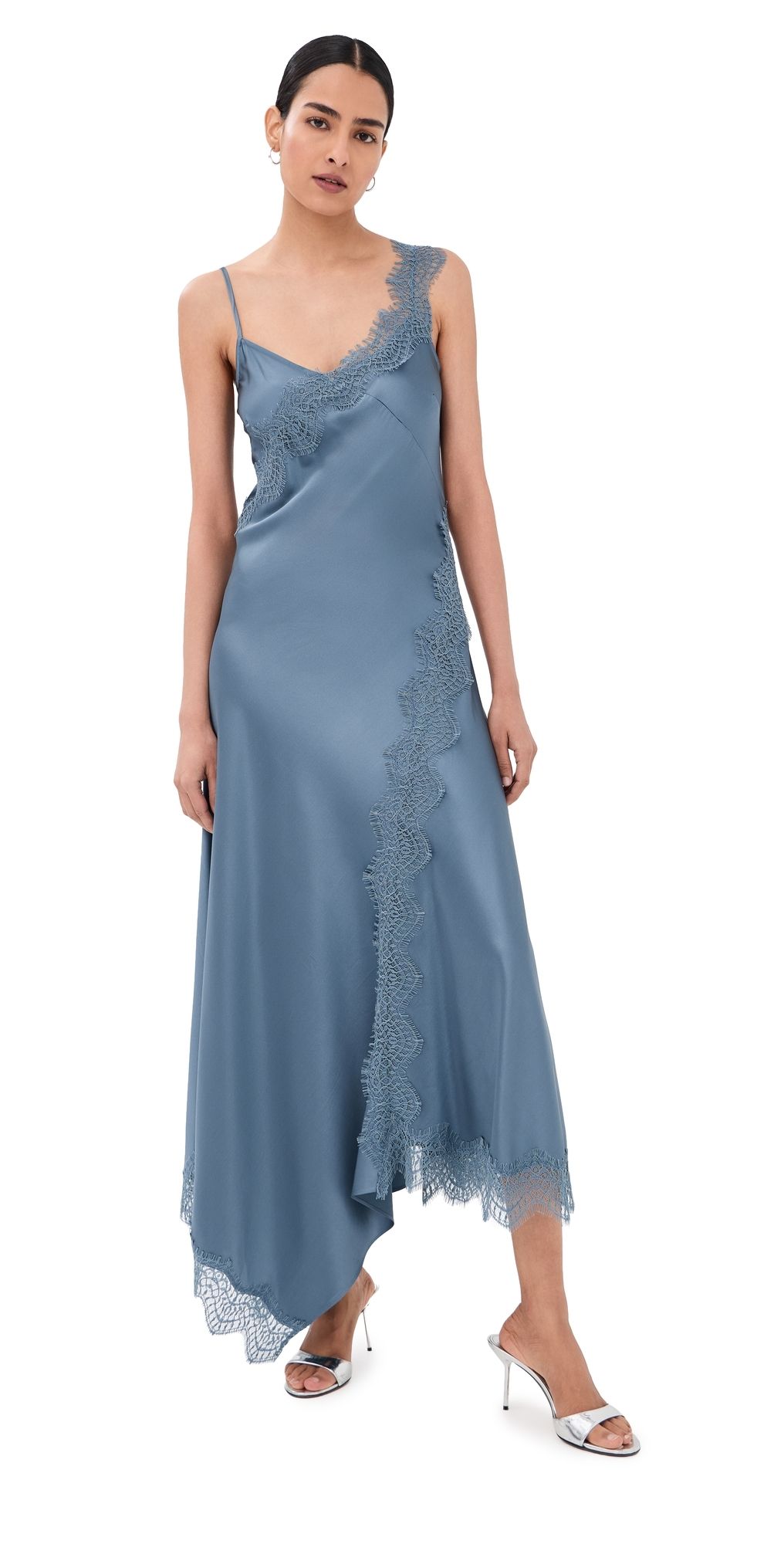 Veronica Beard Vernon Dress Blue Steel 8
