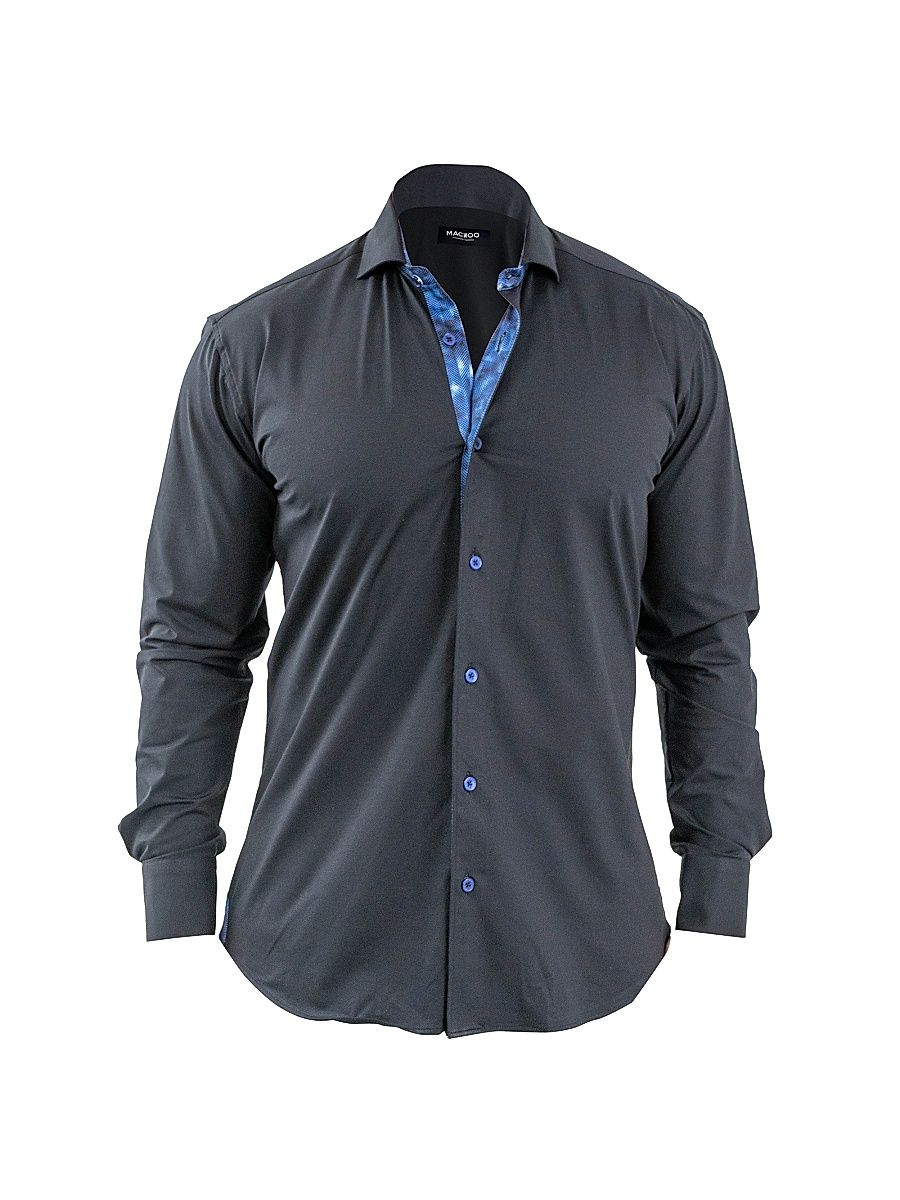 Men's Einstein Stretch Solid Pixeled Shirt - Black - Size XXL
