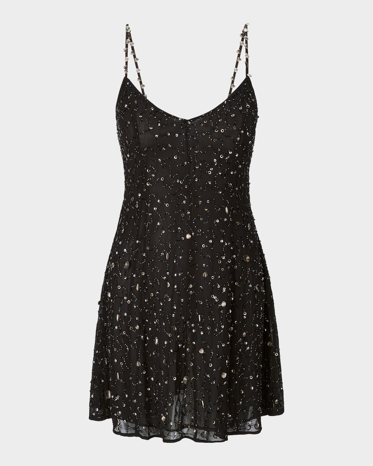 Emily Embellished Tulle Mini Dress