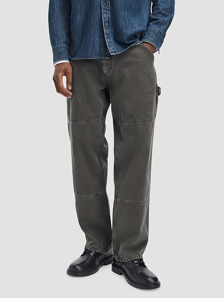 rag & bone Men's Workwear Washed Carpenter Jeans - Dark Green - Size 40