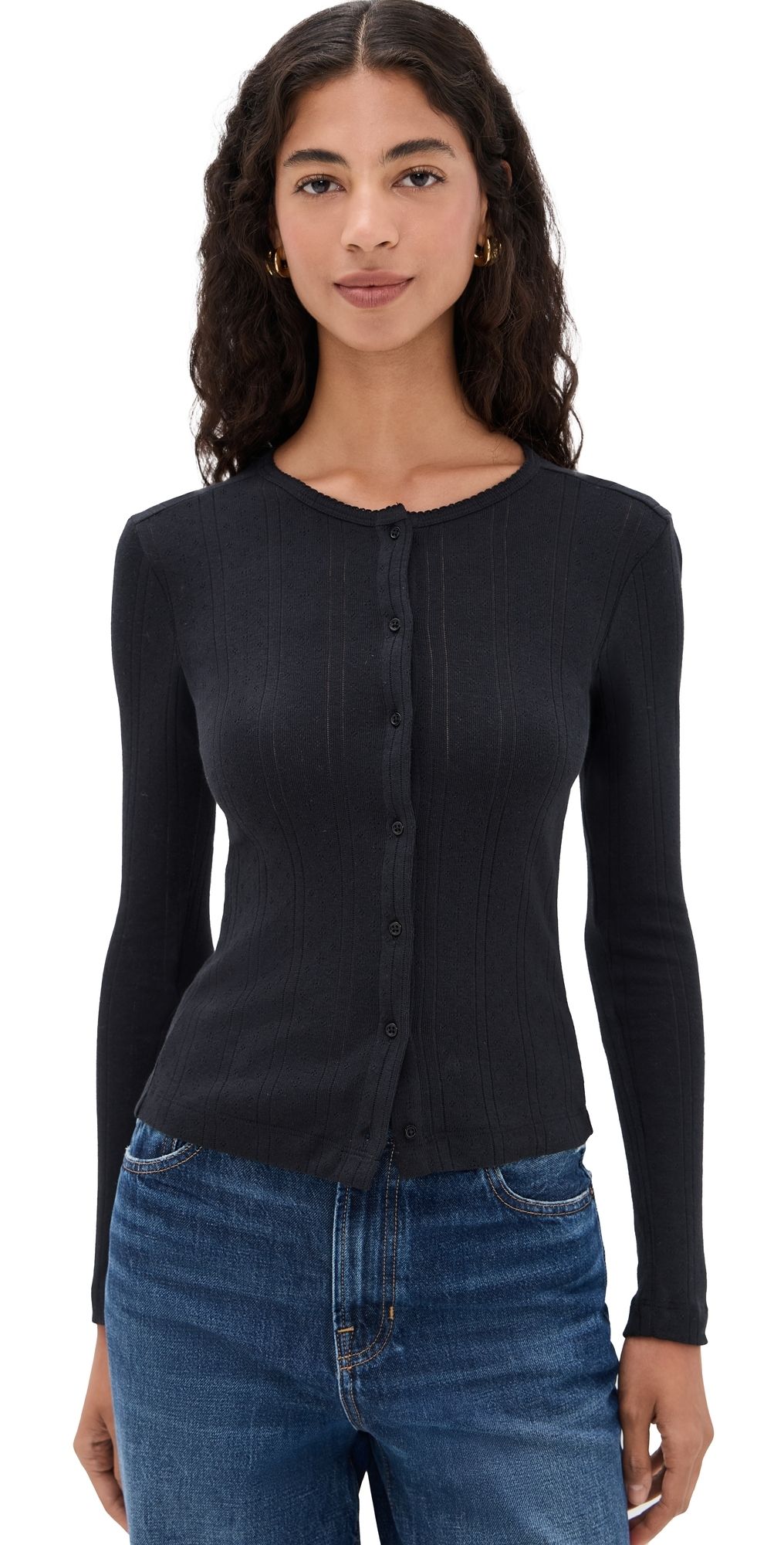 COUCOU The Cardigan Black XXS