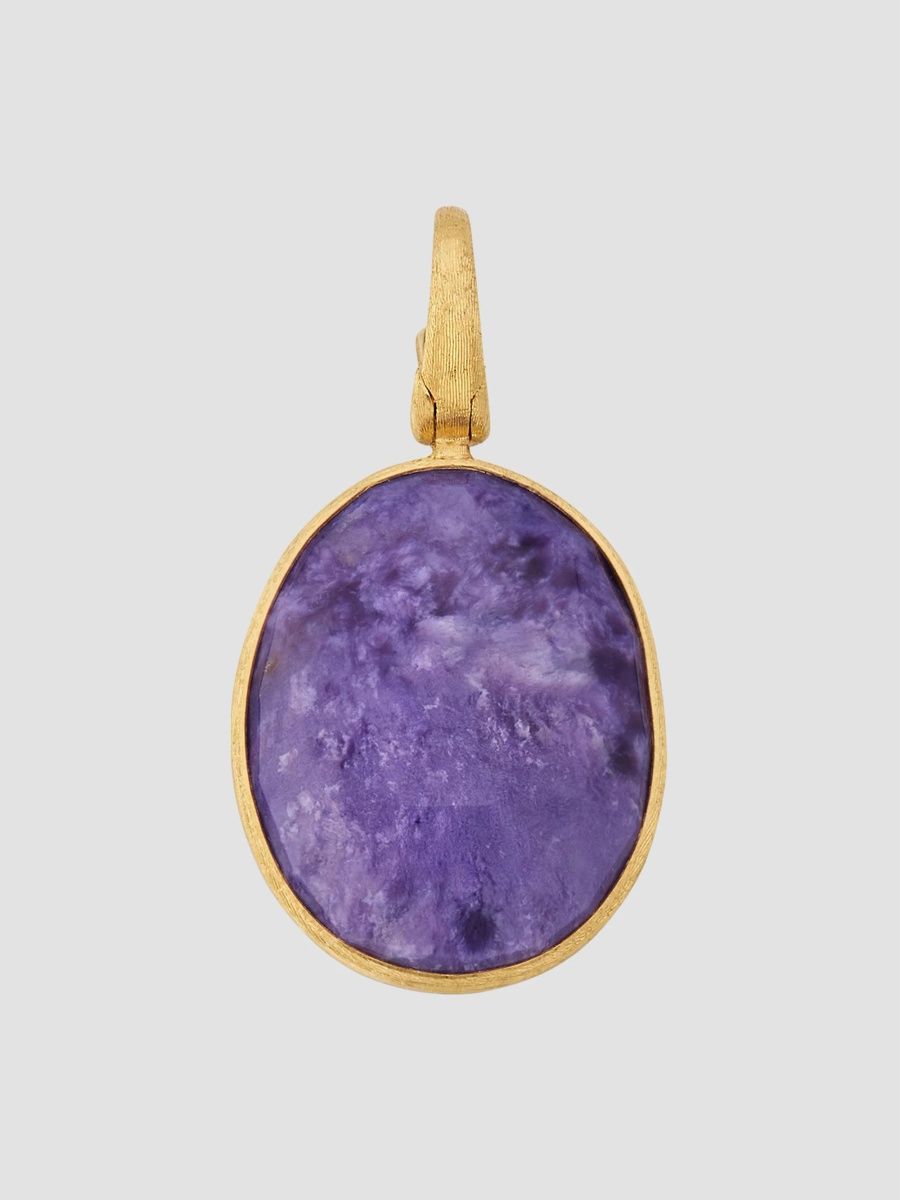 Marco Bicego Women's Lunaria Color 18K Yellow Gold & Charoite Stackable Pendant - Yellow Gold