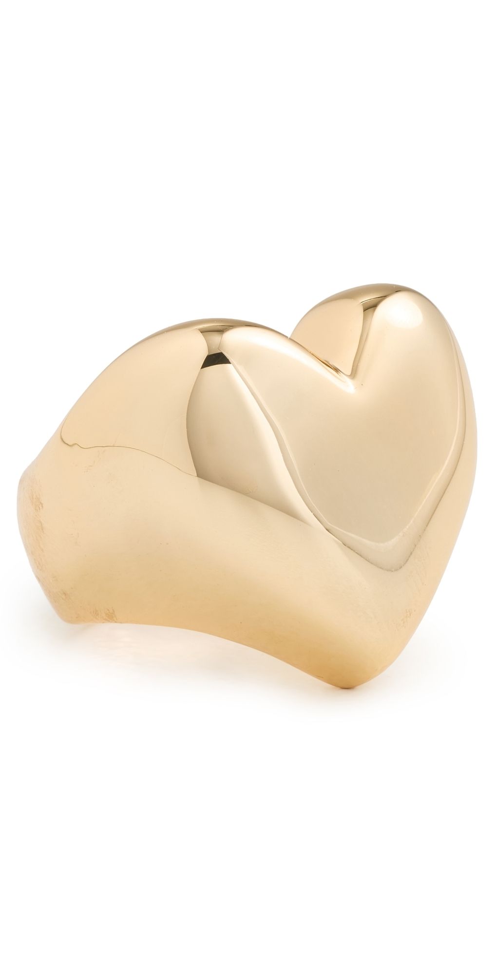 Jennifer Fisher Puffy Heart Ring Yellow Gold 6