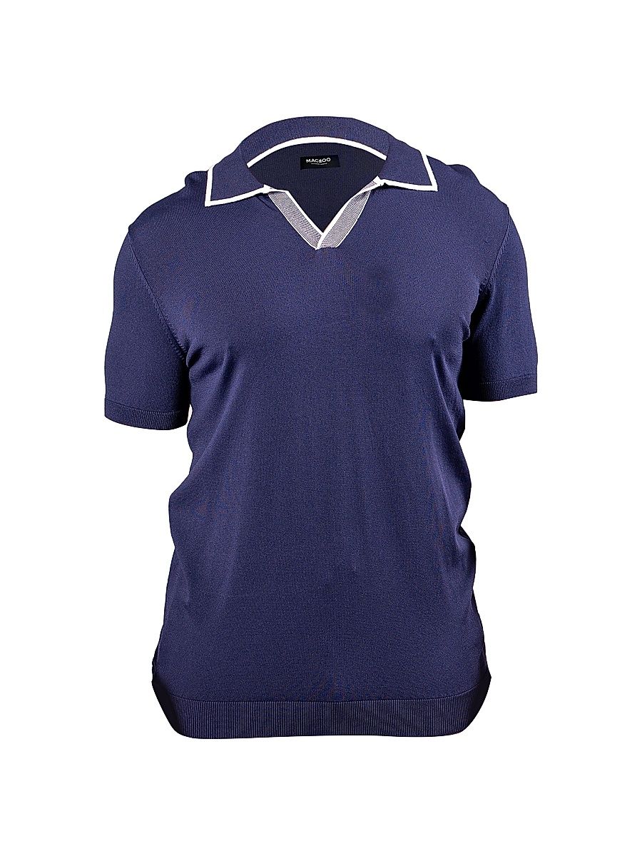Men's Polo Tip Shirt - Blue - Size XXXXL