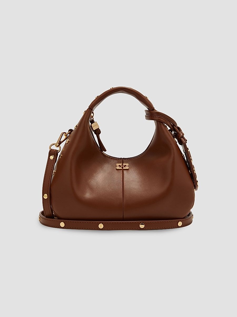 Women's Mini Studded Logo Hobo Bag - Sorrel Horse