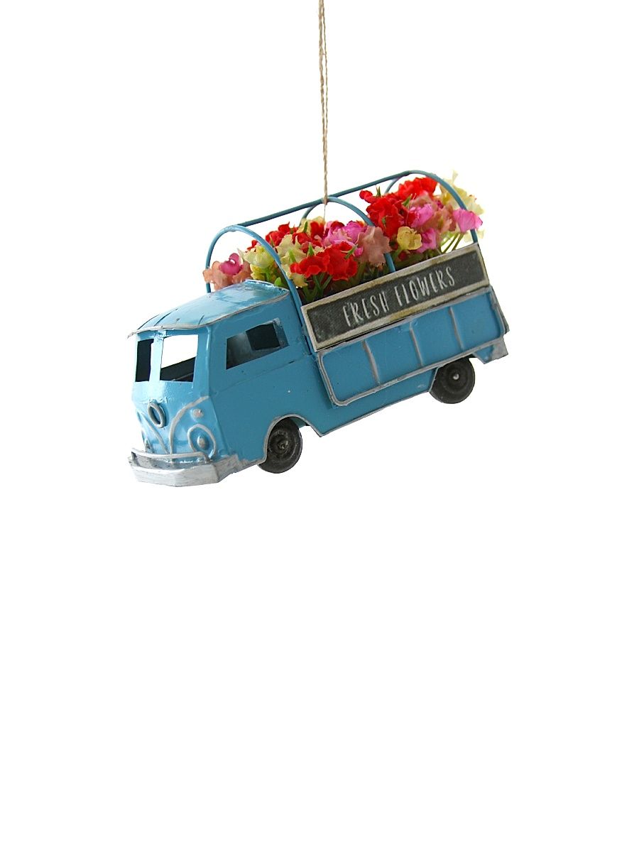 Fresh Flowers Truck Ornament