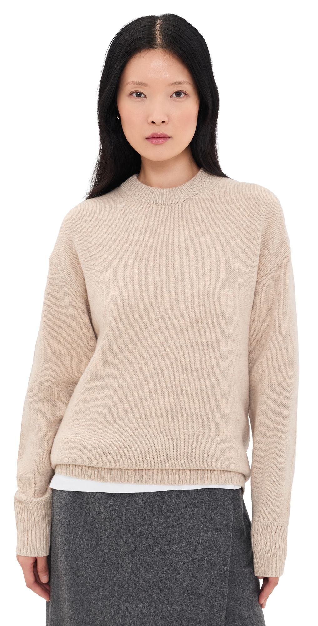 By Malene Birger Bradley Sweater Grey Brown Melange M