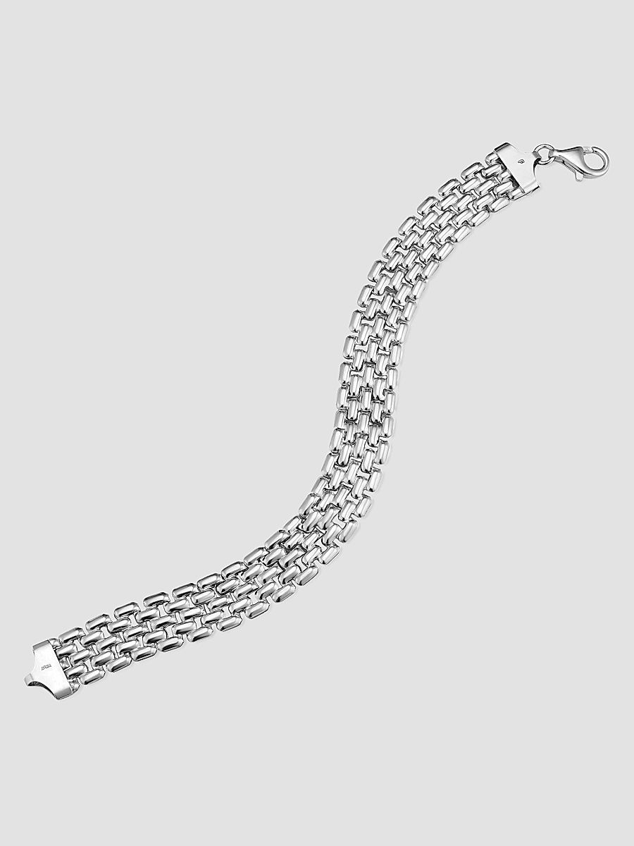 Women's The Panther Bracelet in Sterling Silver - Silver - Size 7.5