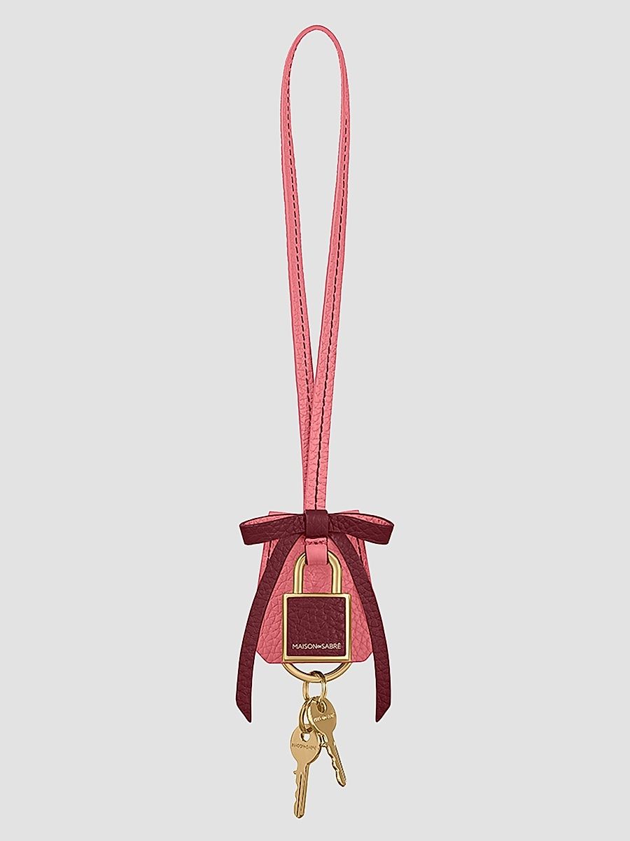 Maison de Sabre Women's The Bow Padlock Charm - Sandstone Pecan