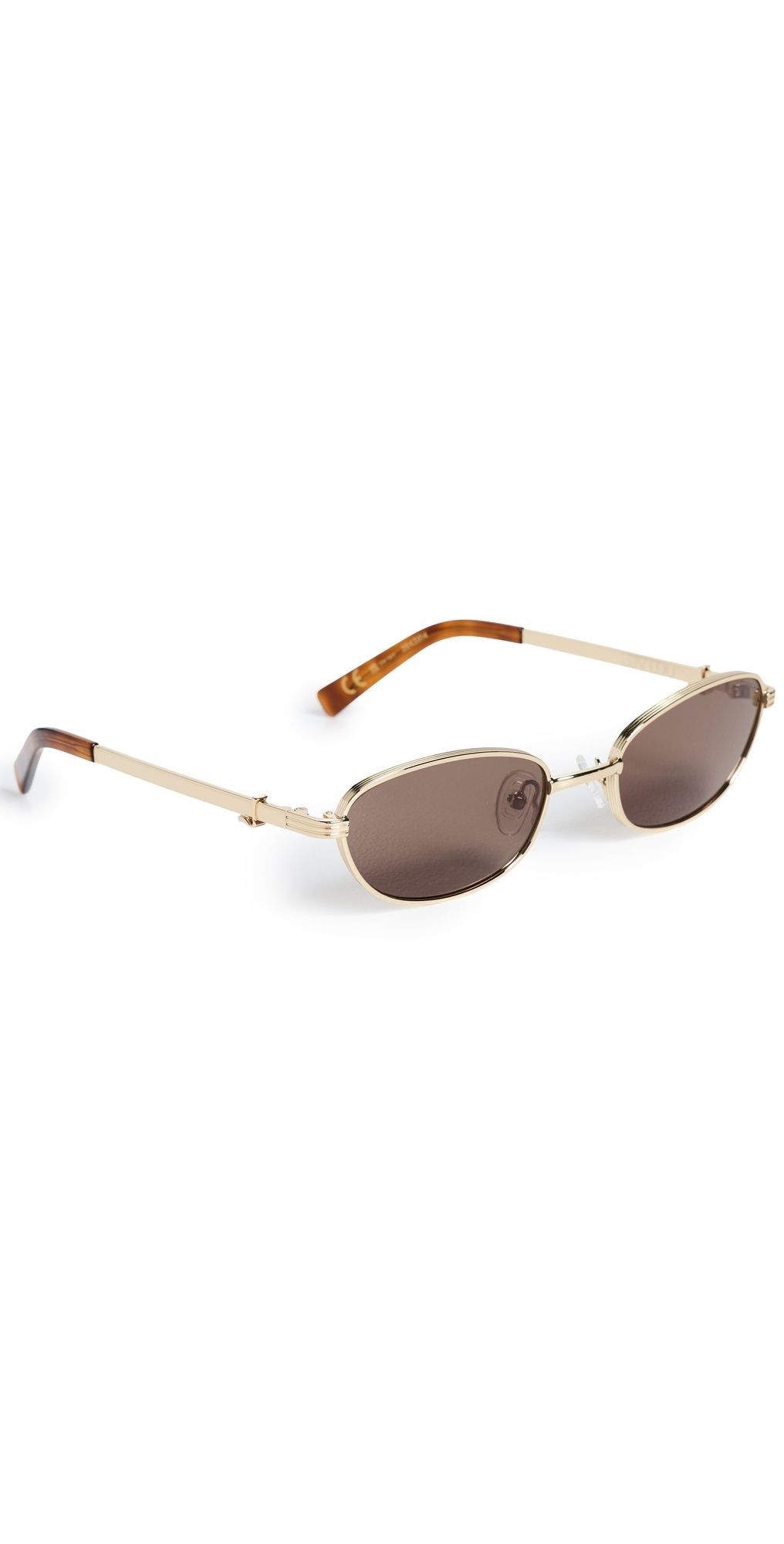 Luv Lou The Brooklyn Sunglasses Gold One Size