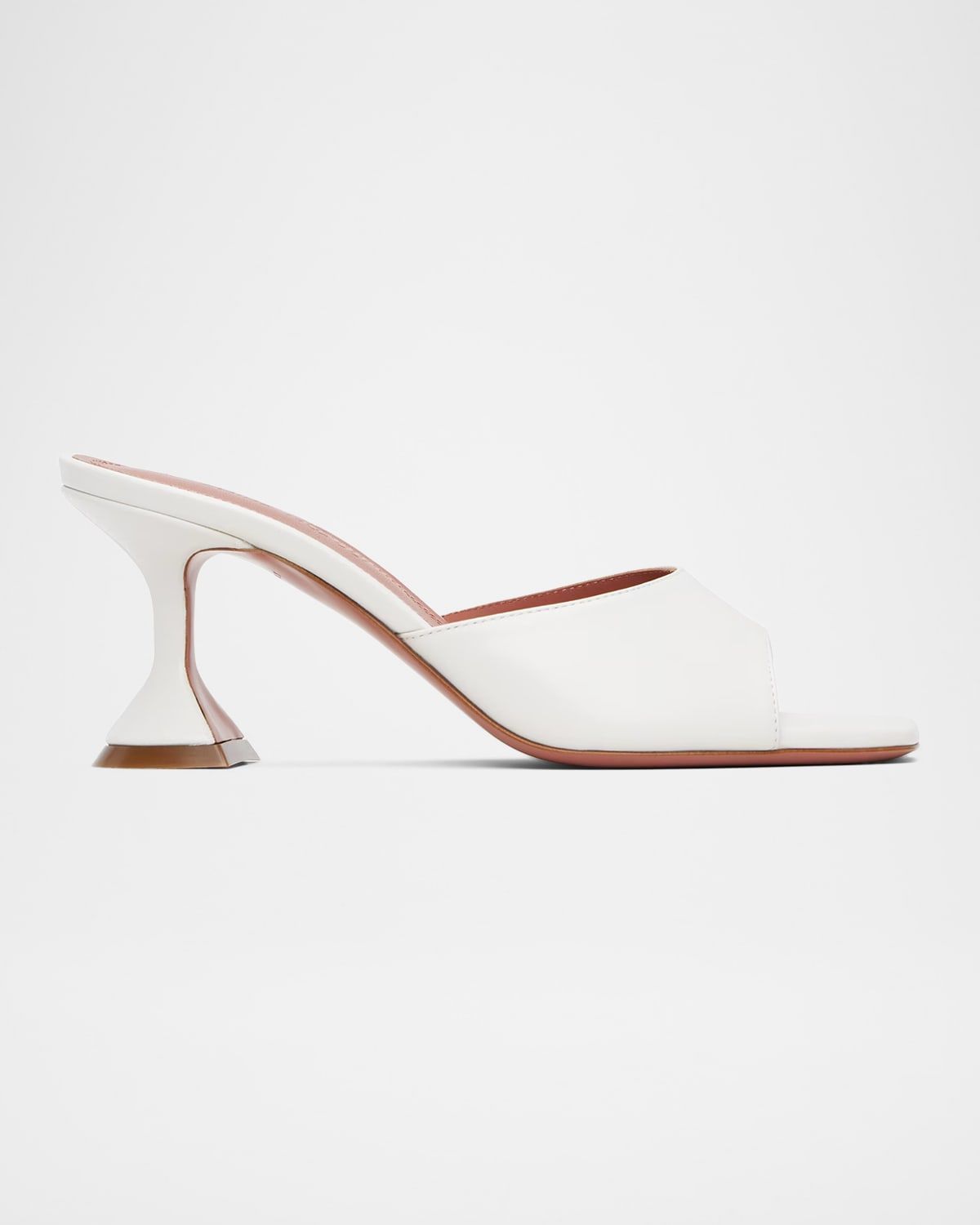 Lupita Leather Pedestal Mule Sandals