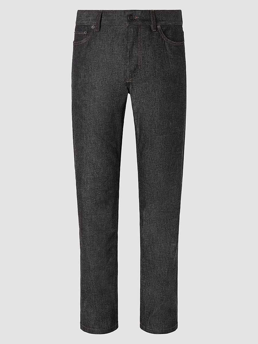 Men's Stretch Cotton and Cashmere Roccia Jeans - Black - Size 30