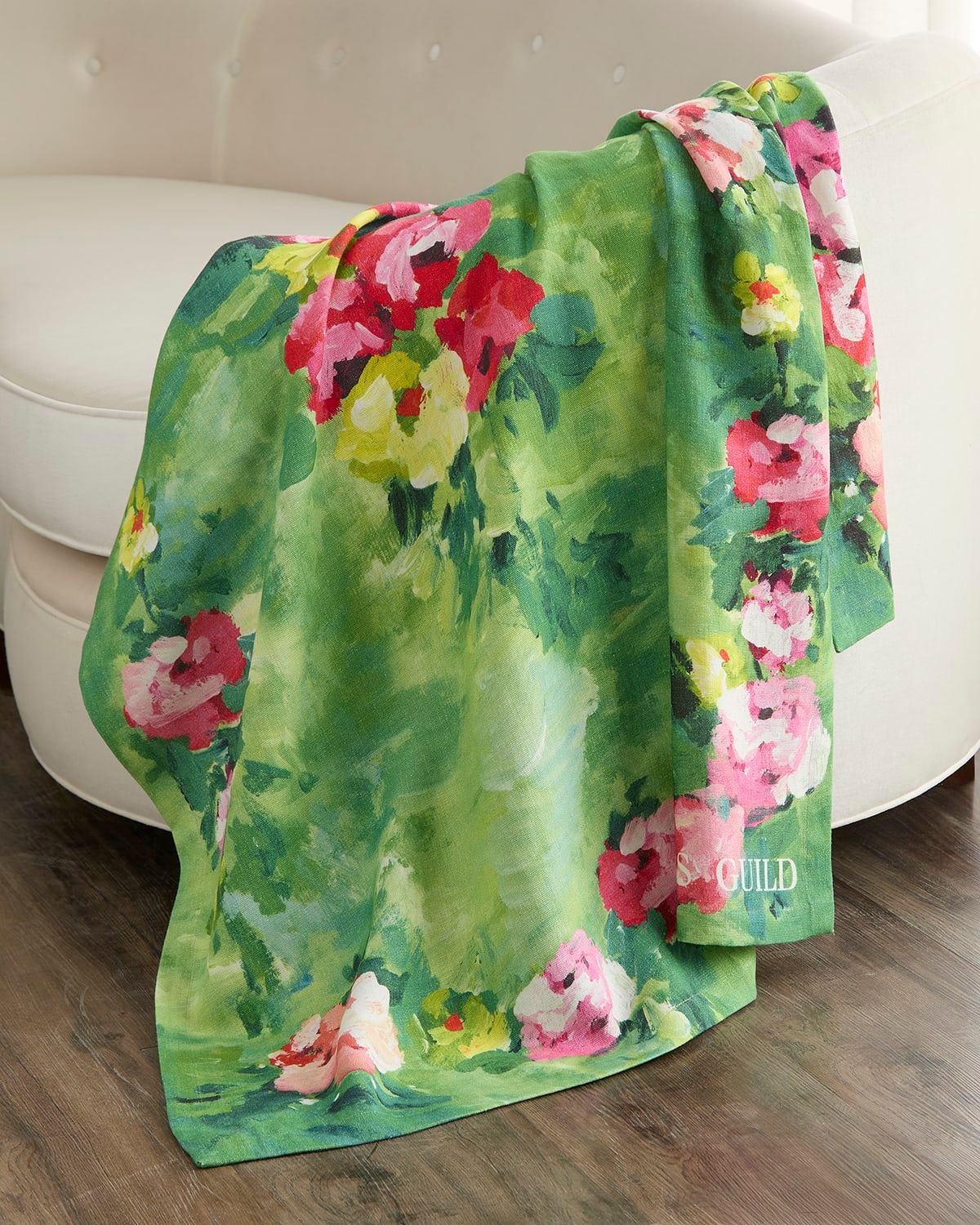 Ghirlanda Linen Throw, 51" x 71"