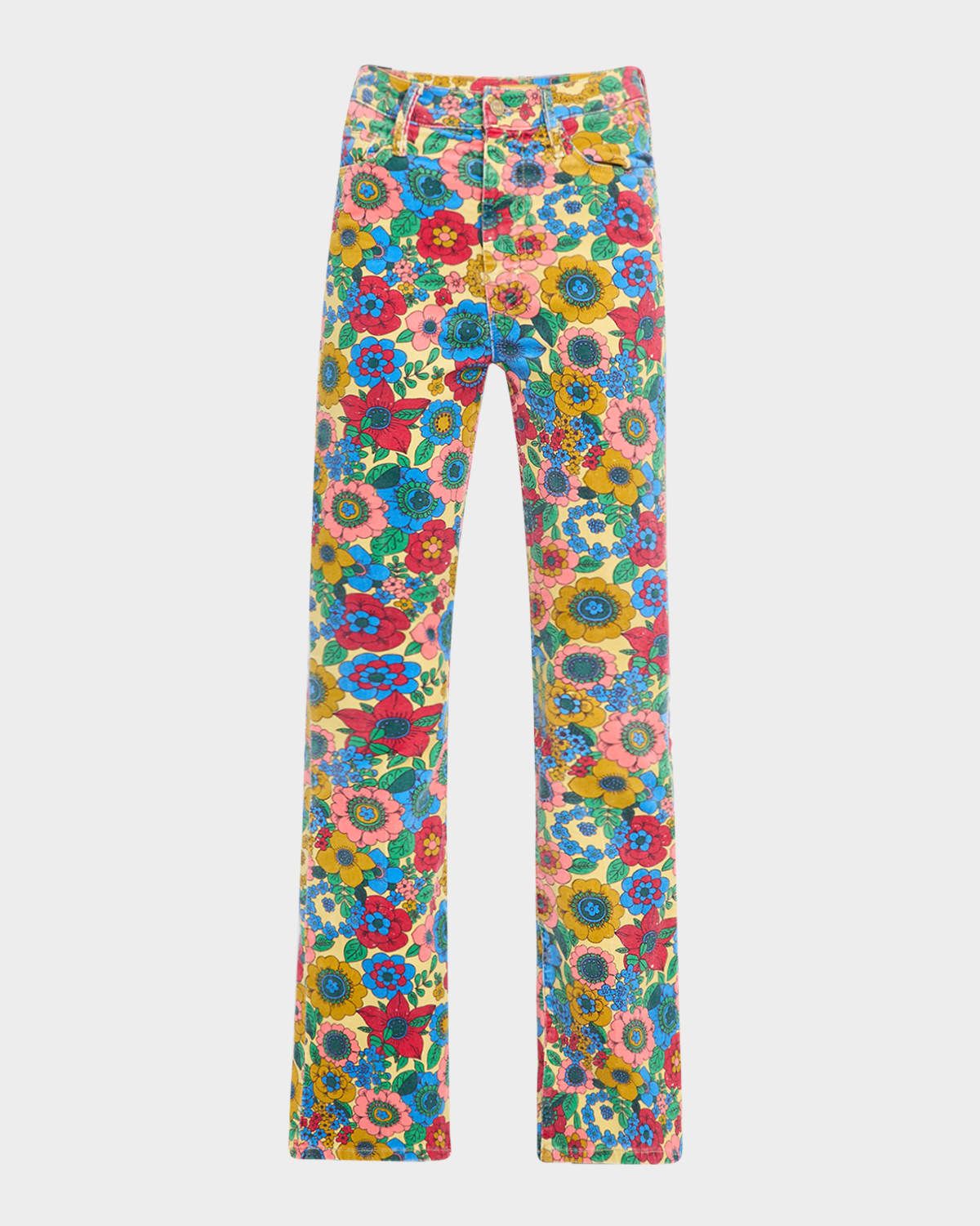 The High-Waisted Weekender Skimp Floral Jeans