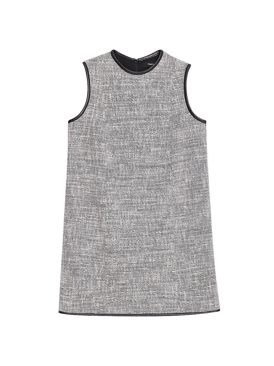 Women's Sleeveless Crewneck Minidress - Black Black - Size 2