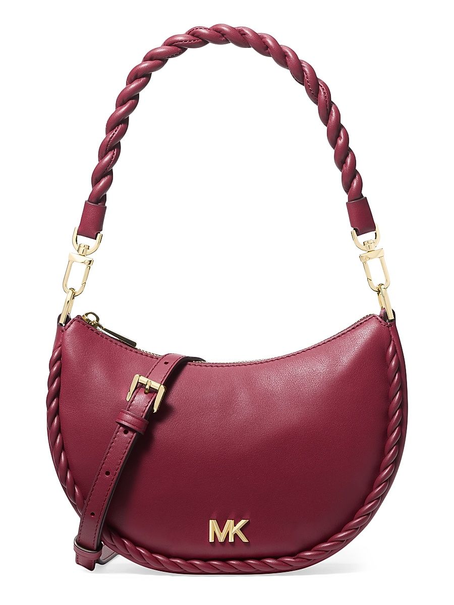Women's Kyla Leather Pouchette Shoulder Bag - Mulberry