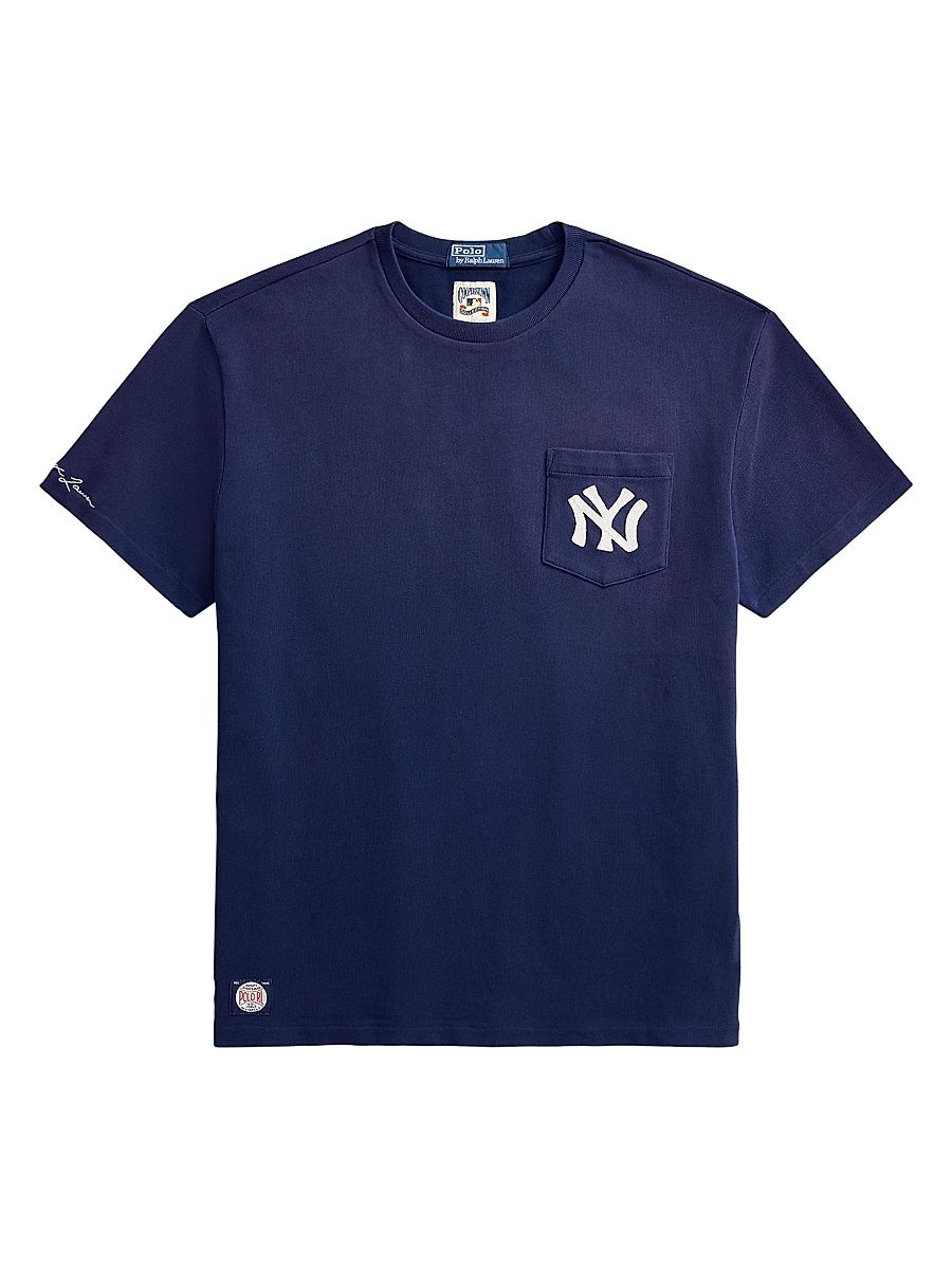 Men's Yankees Crewneck T-Shirt - Dark Cobalt - Size Large