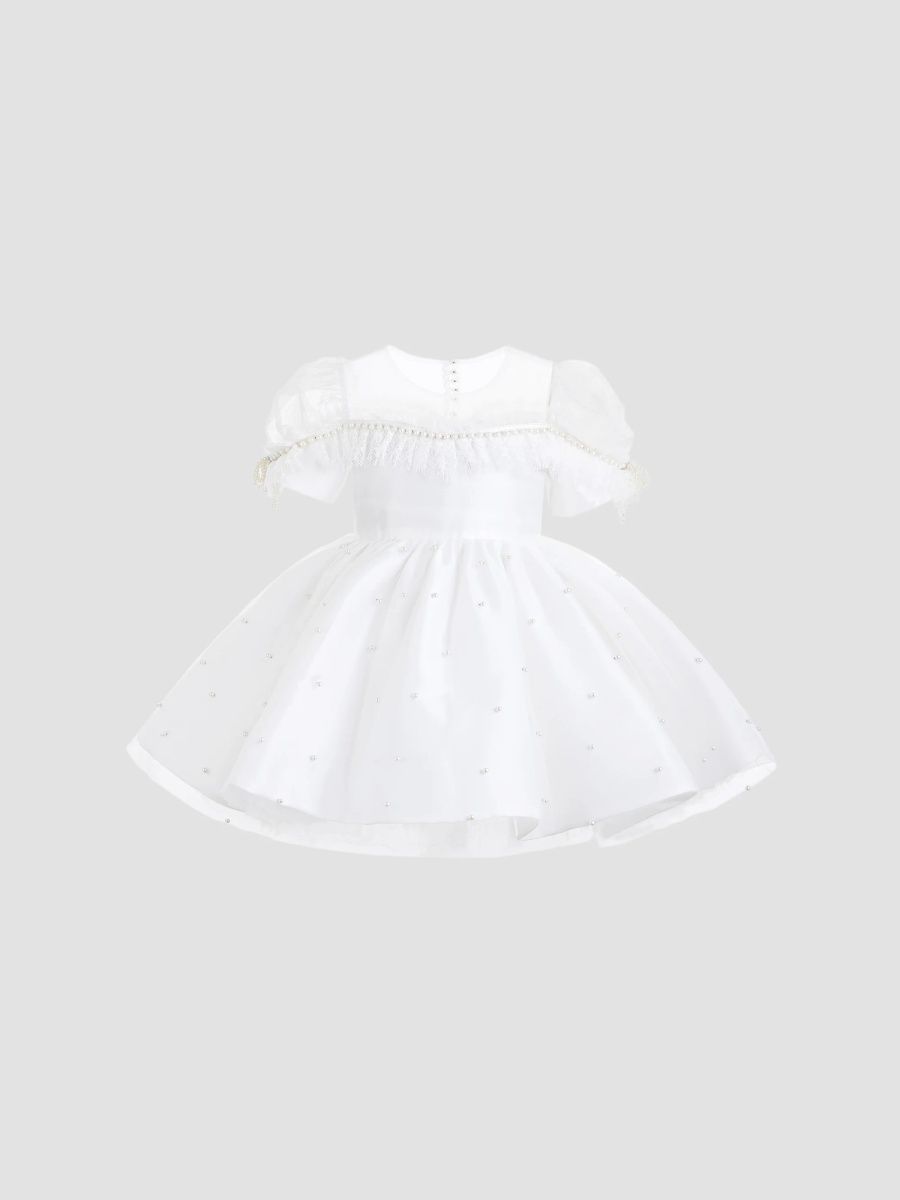 Tulleen Girl's Baby Girl's Little Girl's & Girl's Valencia Dress - White - Size 12 Months