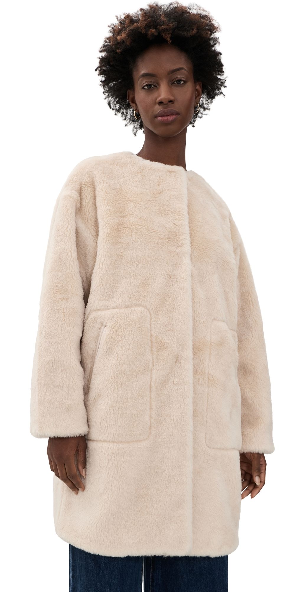 Citizens of Humanity Martina Long Sherpa Coat Cozy M