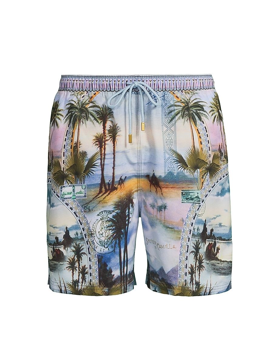 Men's Call Me In Cairo Mid-Length Boardshort - Call Me In Cairo - Size Small