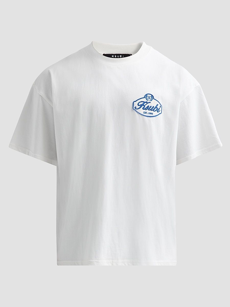 Men's Klasse Ekcess Cotton Crewneck T-Shirt - White - Size XXL