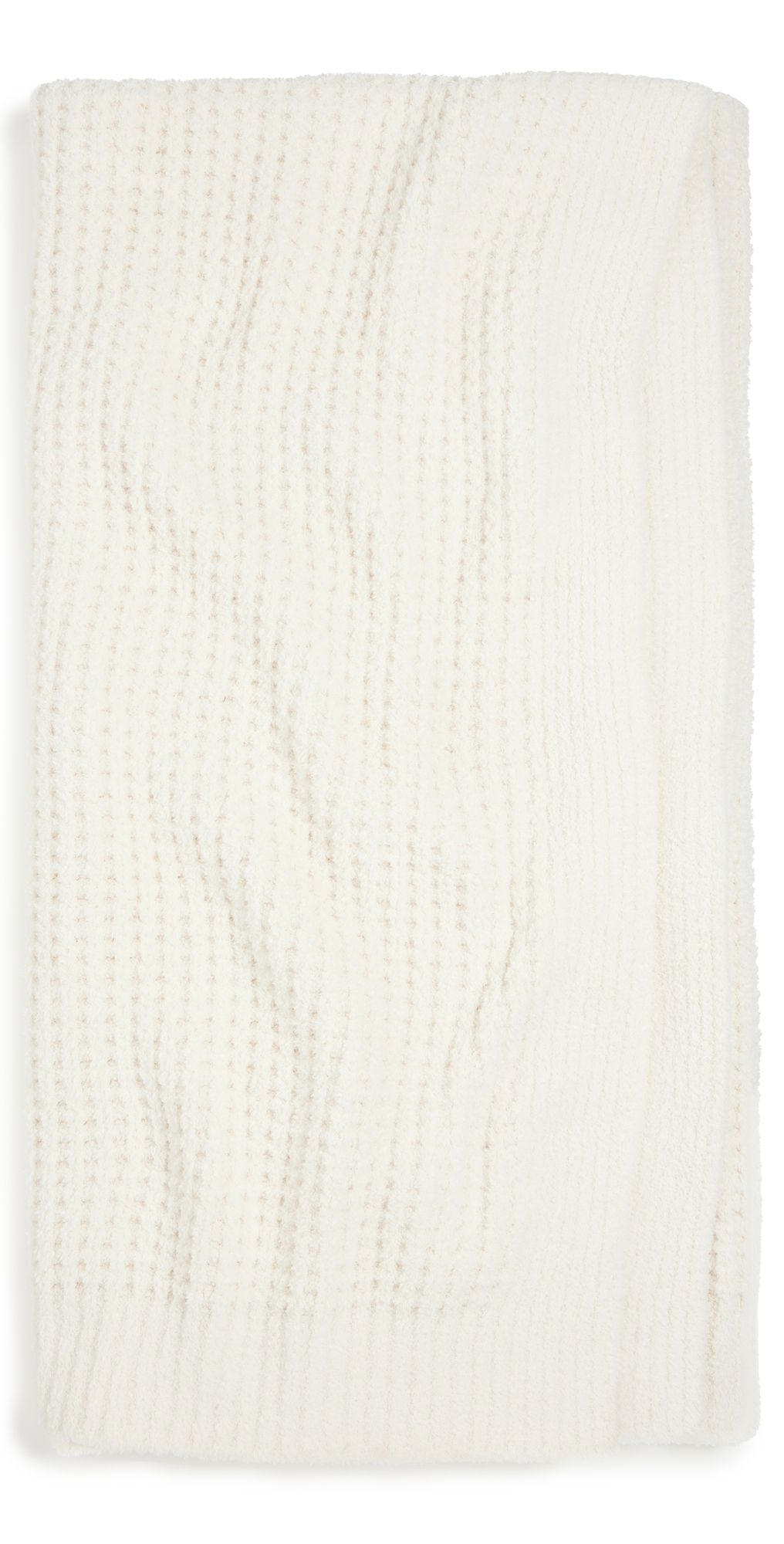 Barefoot Dreams CozyChic Waffle Throw Cream One Size
