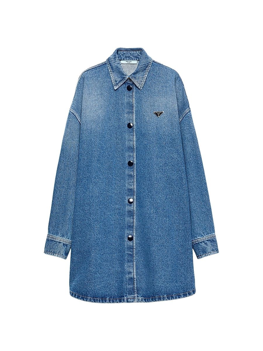 Women's Denim Shirt - Blue - Size 6
