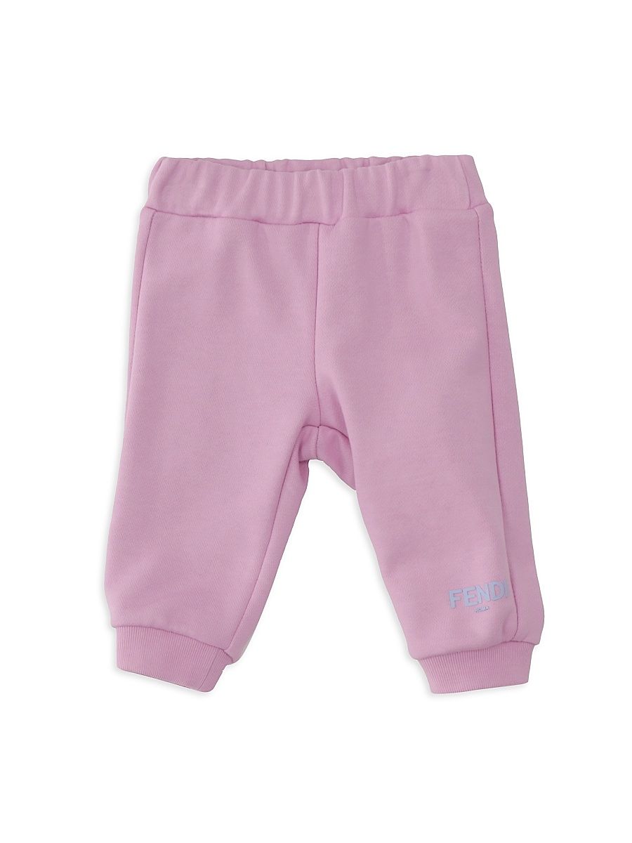 Baby Boy's Cotton Logo Sweatpants - Purple - Size 9 Months