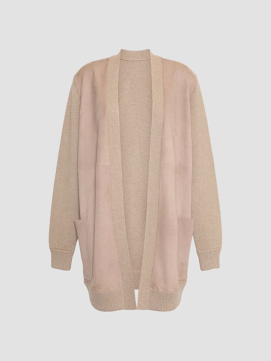 Max Mara Women's Wool and Cashmere Cardigan - Beige - Size XL