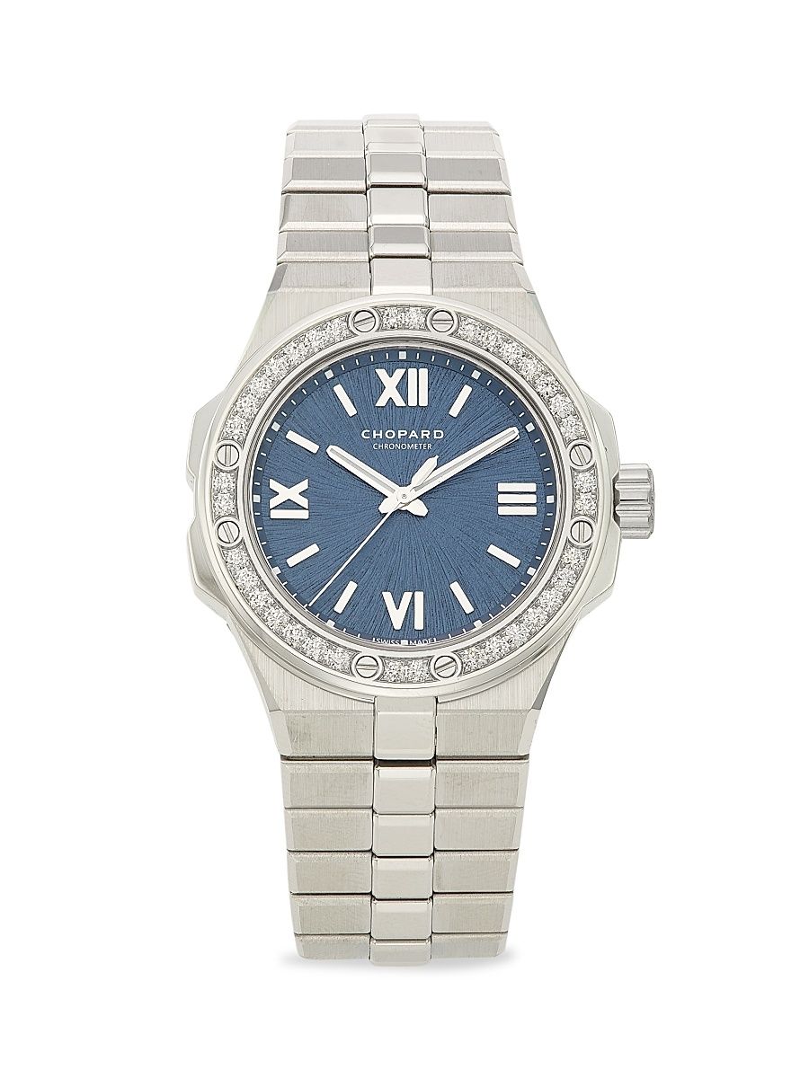 Women's Alpine Eagle Diamond & Stainless Steel Bracelet Watch - Steel
