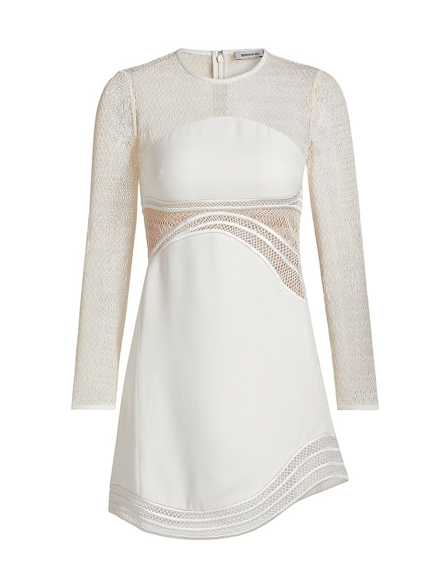 Women's Blaise Woven Minidress - Ivory - Size 10