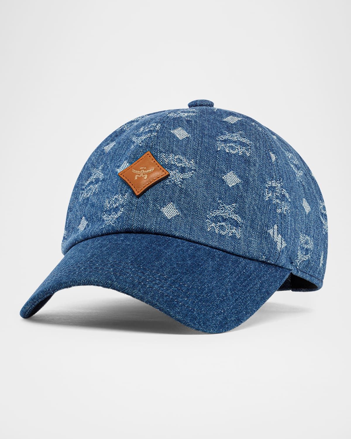 Men & apos;s Denim Monogram Baseball Cap