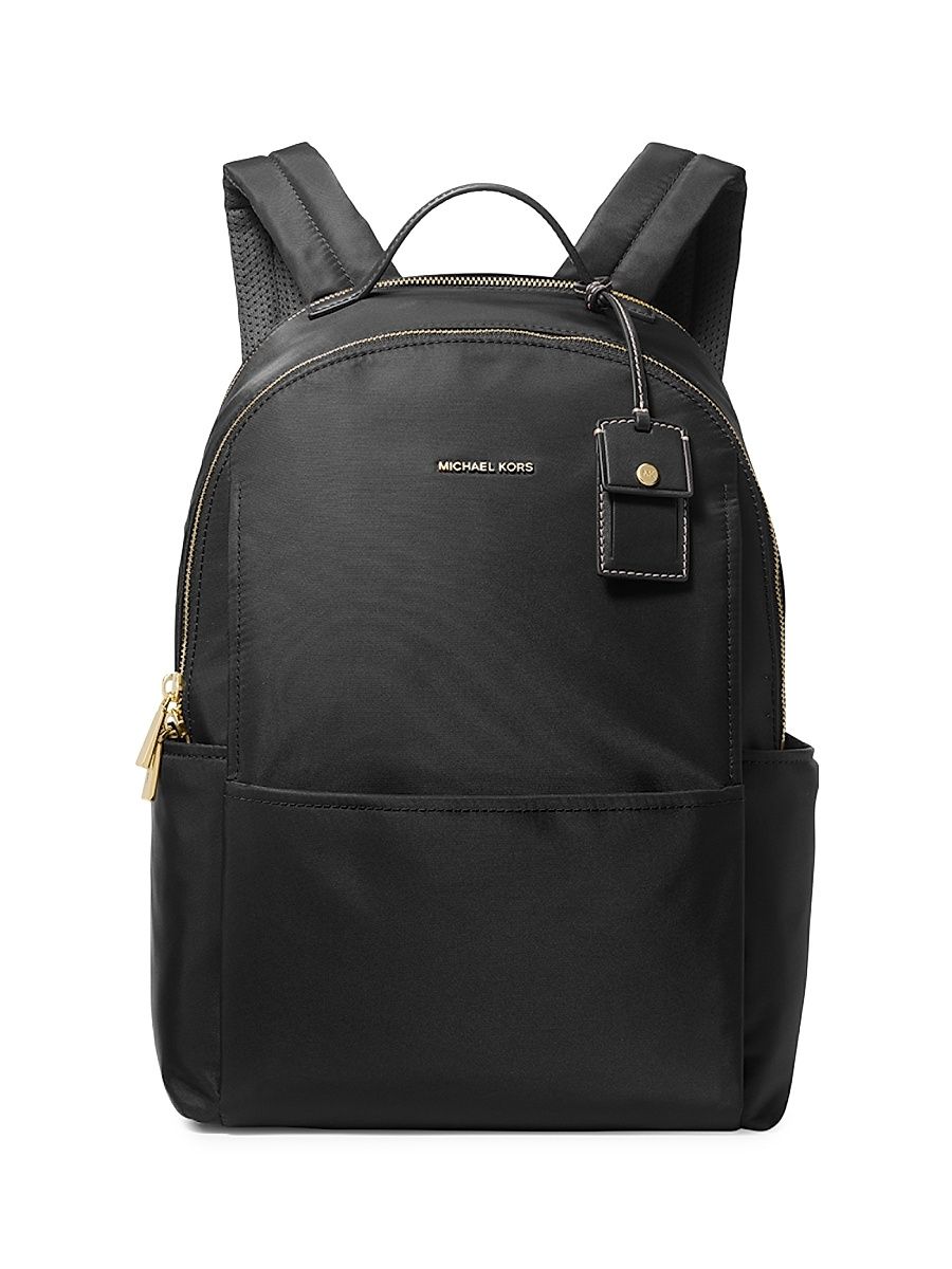 Women's Large Sable Logo Backpack - Black