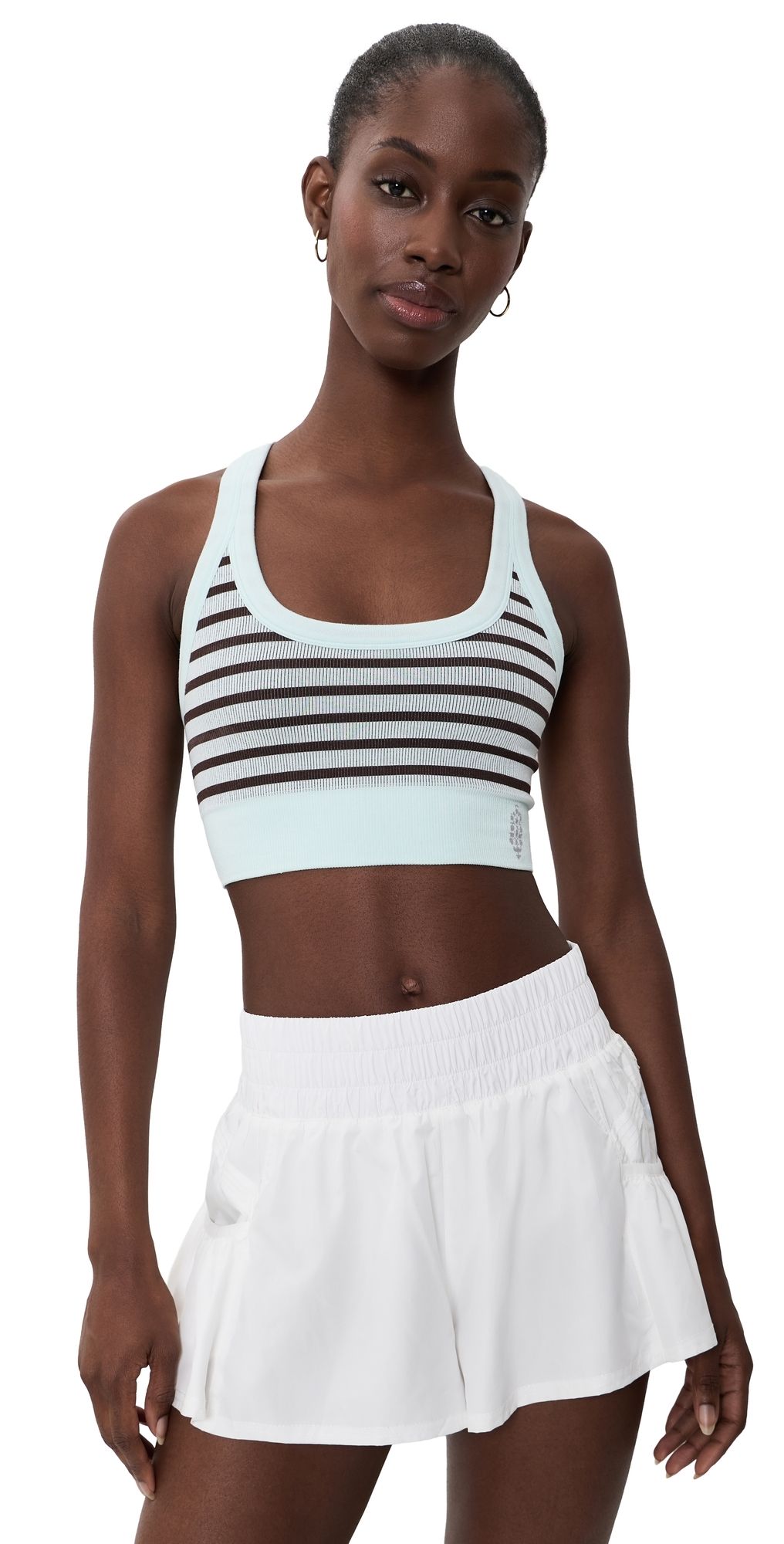 FP Movement Go To Stripe Bra Frosty M/L