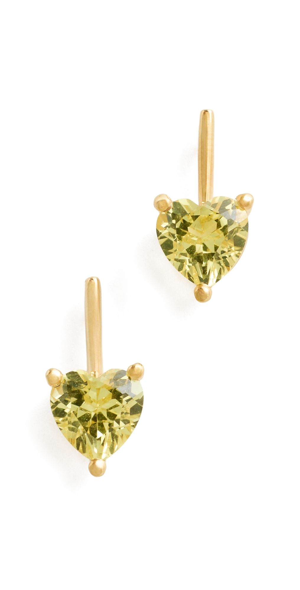 Alexa Leigh Linea Love Stud Earrings Marigold One Size