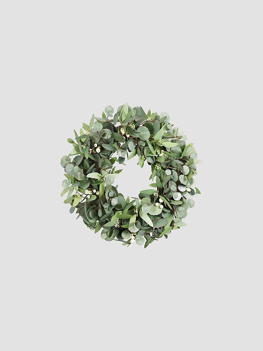 Everyday Newness Refresh Faux Eucalyptus Wreath - Green