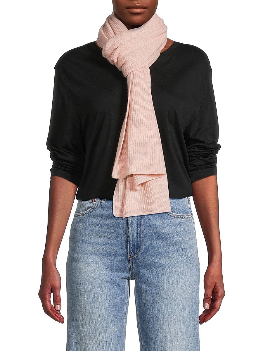 Women's COLLECTION Cashmere Scarf - Rose