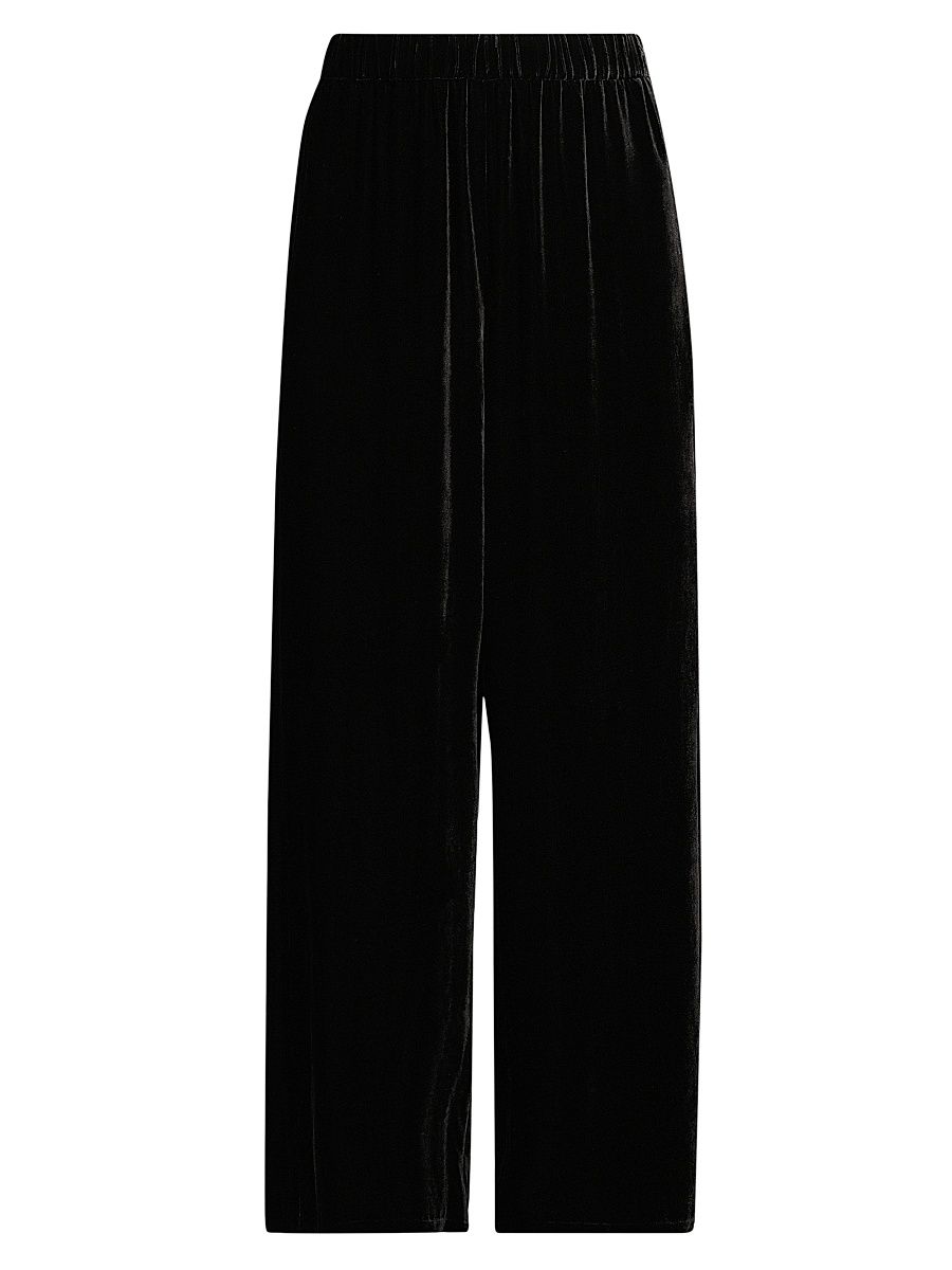 Women's Wide Ankle Pants - Black - Size XL