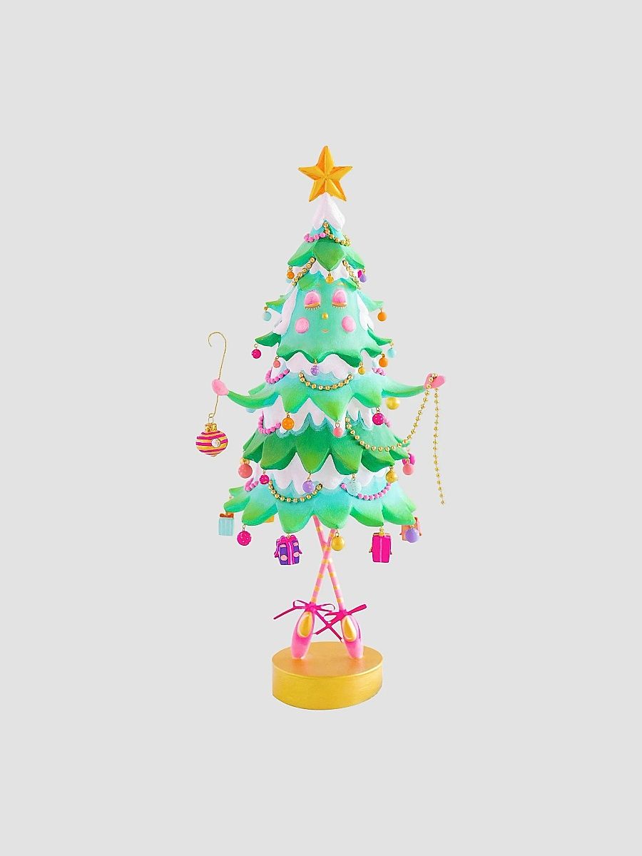 Pinesy on Pointe Tabletop Tree Figurine